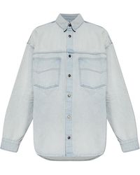 Balenciaga - 'Oversize' Denim Shirt - Lyst