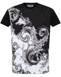 Versace Jeans Couture - T-Shirt With "Barocco" Print - Lyst