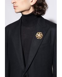 Dolce & Gabbana - Brooch With Floral Motif - Lyst