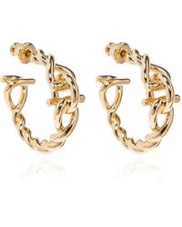 Ferragamo - Brass Earrings - Lyst