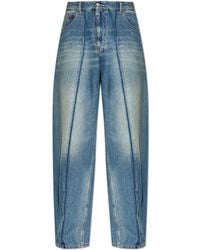 MM6 by Maison Margiela - Jeans With 'Vitage' Effect - Lyst