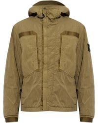 Stone Island - Insulated Jacket With Hood - Lyst