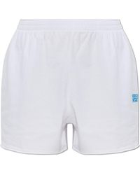 American Vintage - Shorts With Logo - Lyst