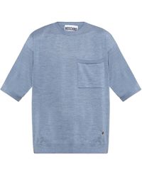 Moschino - T-Shirt With Pocket - Lyst
