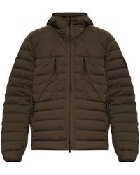 Stone Island - Quilted Jacket With Hood - Lyst