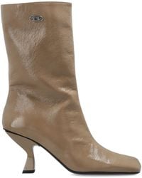 DIESEL - Heeled Ankle Boots 'D-Amber Tube 75' - Lyst