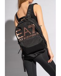 EA7 - Backpack With Logo, - Lyst
