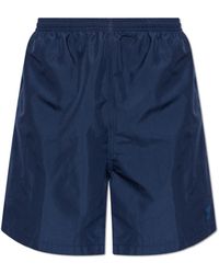 Ami Paris - Swim Shorts With Pockets - Lyst