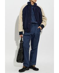 Balmain - Wool Bomber Jacket - Lyst