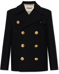 DSquared² - Short Double-Breasted Coat - Lyst