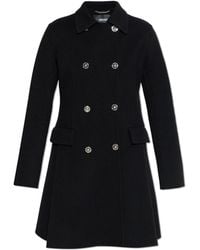 Versace - Wool Coat - Lyst