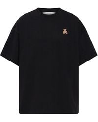 Palm Angels - T-Shirt With A Distinctive Teddy Bear Motif - Lyst