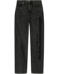 Alexander Wang - Jeans With Logo - Lyst