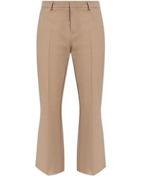 Balmain - Pleat-front Flared Trousers, - Lyst