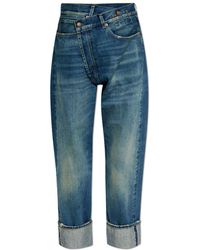 R13 - Jeans With Logo - Lyst