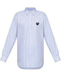 COMME DES GARÇONS PLAY - Shirt With Patch - Lyst