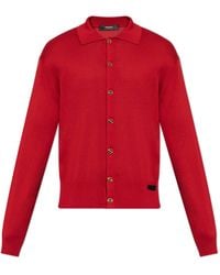 Versace - Cardigan With Logo - Lyst