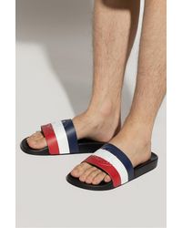 Moncler - Rubber Slides 'Basile' - Lyst
