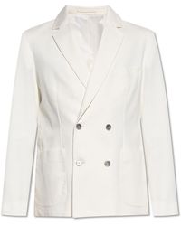 Officine Generale - Double-Breasted Blazer - Lyst