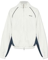 Rhude - Linen Jacket With Stand-Up Collar - Lyst