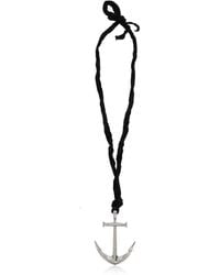 Balenciaga - Necklace With Anchor-Shaped Pendant - Lyst