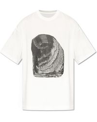Homme Plissé Issey Miyake - T-Shirt With Print - Lyst