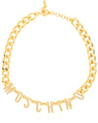 Moschino - Necklace With Logo, - Lyst