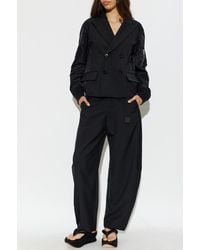 Sacai - Double-Breasted Blazer - Lyst