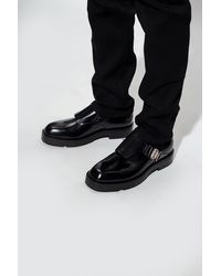 Givenchy Leather Monk-strap Shoes - Black