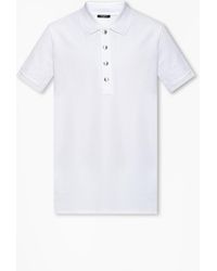 Balmain - Cotton Polo Shirt - Lyst