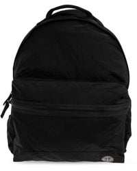 Stone Island - Backpack With Logo Patch - Lyst