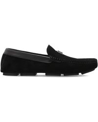Dolce & Gabbana - Leather Shoes With Logo - Lyst