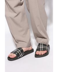 Burberry - Rubber Flip-Flops - Lyst