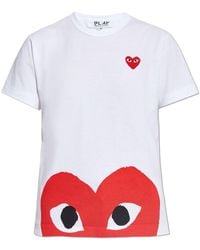COMME DES GARÇONS PLAY - T-Shirt With Print - Lyst