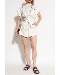 Zimmermann - Jumpsuit With A Waist Belt - Lyst