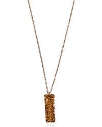 Versace - Necklace With A Logo Pendant - Lyst