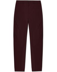 Emporio Armani - Loose-Fit Pleated Trousers - Lyst