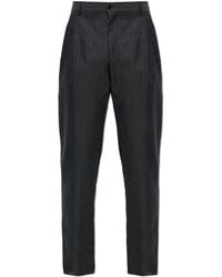 Dolce & Gabbana - Wool Pleated Trousers - Lyst