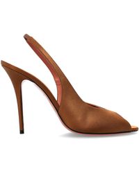 AMINA MUADDI - Satin High-Heeled Shoes 'Kristina' - Lyst