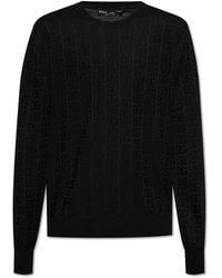 Dolce & Gabbana - Silk Sweater With Monogram - Lyst