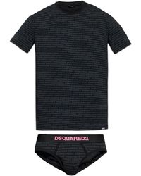 DSquared² - Underwear Set: T-Shirt And Briefs - Lyst