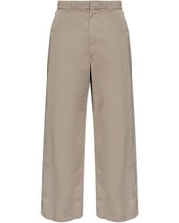 Balenciaga - Straight-Leg Cotton Trousers - Lyst