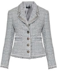 Dolce & Gabbana - Tweed Jacket With Lurex Thread - Lyst