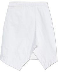 Lemaire - Denim Skirt With Slit - Lyst