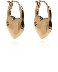 Kate Spade - Dangling Heart-Shaped Earrings - Lyst