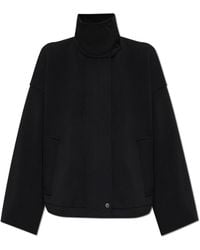 Emporio Armani - Jacket With Stand-Up Collar - Lyst