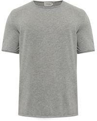 American Vintage - T-Shirt With Raw Edges - Lyst