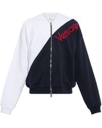 Versace - Zip-Up Sweatshirt - Lyst