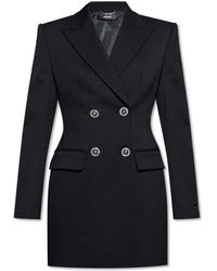 Versace - Dress With Back Cut-Out - Lyst