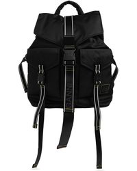 Ganni - Backpack With Logo Patch - Lyst
